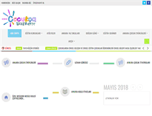 Tablet Screenshot of cocukcabaskent.com